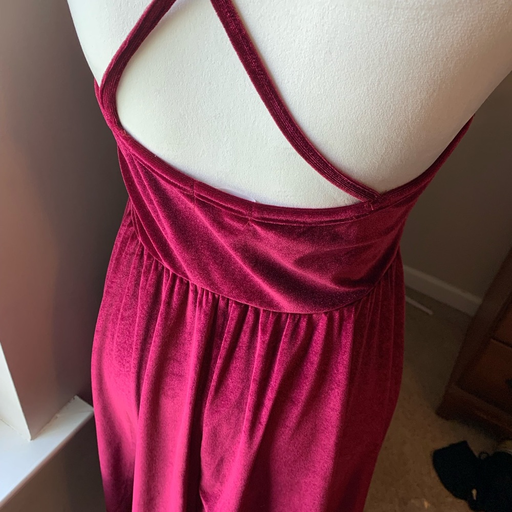 Velvet a-line dress - Picture 6 of 9